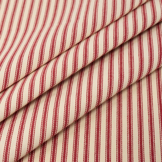 Roc-Lon Woven Ticking Stripe Cotton Fabric